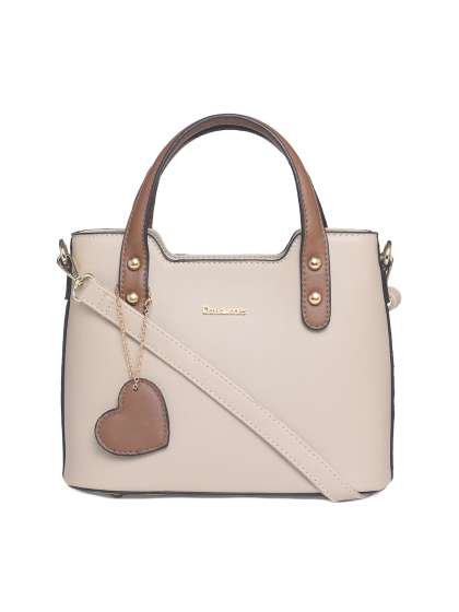 David Jones Handbags Online In India David Jones Beige Solid Handheld Bag
