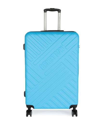 Luggage For Original Travel Bags Online Myntra United Colors Of Benetton Uni Blue Large Strolley Suitcase