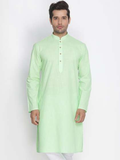 VASTRAMAY Solid Straight Kurta