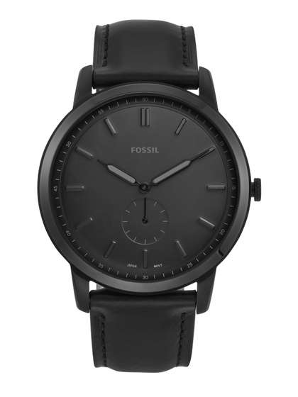 Fossil Men Black
                    Analogue Watch FS5447