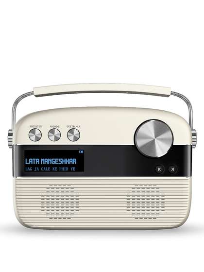 Saregama
                                Carvaan Hindi - Portable Music Player
                                with 5000 Preloaded Songs - Porcelain
                                White