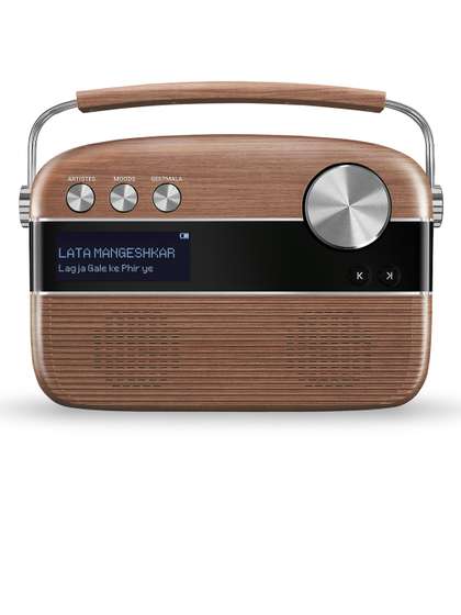 Saregama Carvaan Oak
                      Wood Brown Hindi Portable Music Player with 5000
                      Preloaded Songs