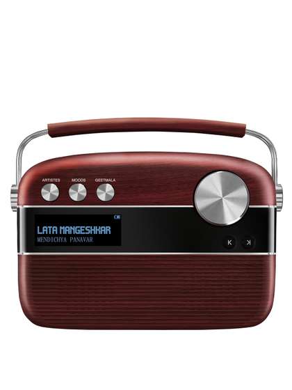 Saregama Carvaan
                        Marathi -Portable Music Player with 5000
                        Preloaded Songs- Cherrywood Red