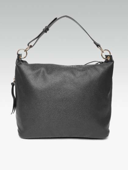 Dorothy Perkins Handbags Online In India Dorothy Perkins Black Solid Hobo Bag