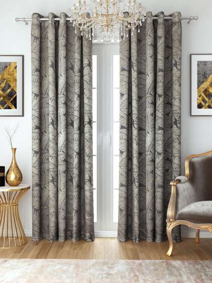 Curtains Window Door Myntra Aura Room Darkening Door Curtain