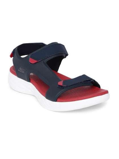 skechers sandals mens navy