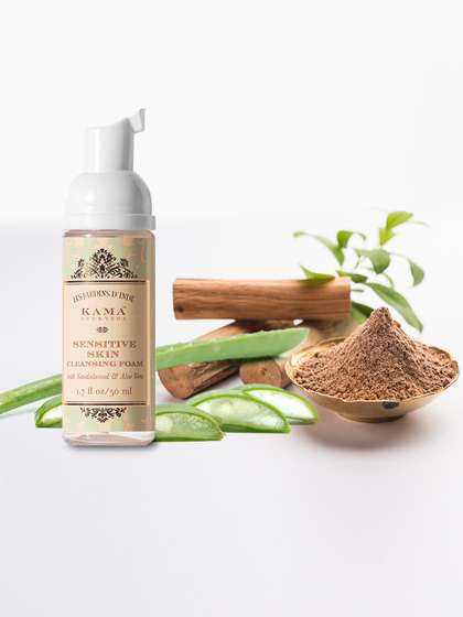KAMA AYURVEDA
                        Sensitive Skin Cleansing Foam with Sandalwood
                        & Aloe Vera 50 ml