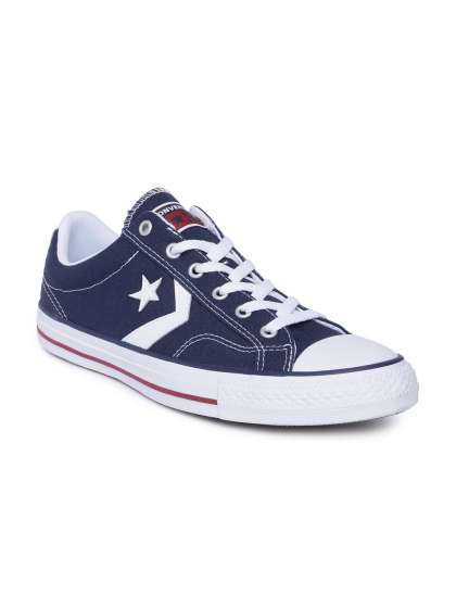 thin blue line converse shoes
