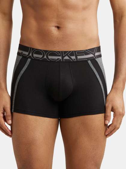 Jockey Super Combed
                        Cotton Stretch Solid Trunk with Ultrasoft
                        Waistband-US21