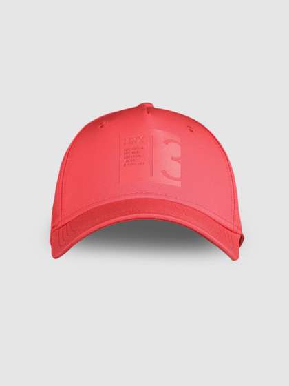 HRX by Hrithik Roshan
                    Men Red Solid Training UV Guard, Flexible Fit &
                    Dryfit Sweatband Cap