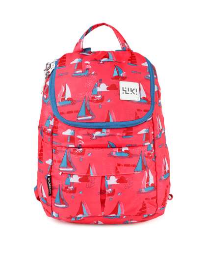 Wildcraft Unisex Red
                        Wiki Curl-it Graphic Backpack