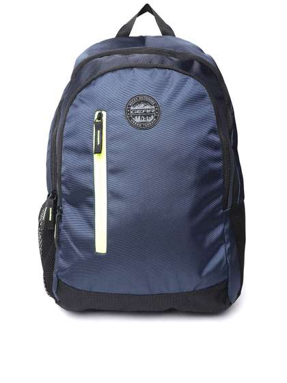 Gear Unisex Navy
                        Blue Solid Backpack