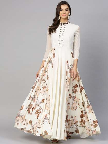 wedding white frock for ladies