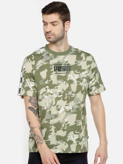 puma olive green shirt