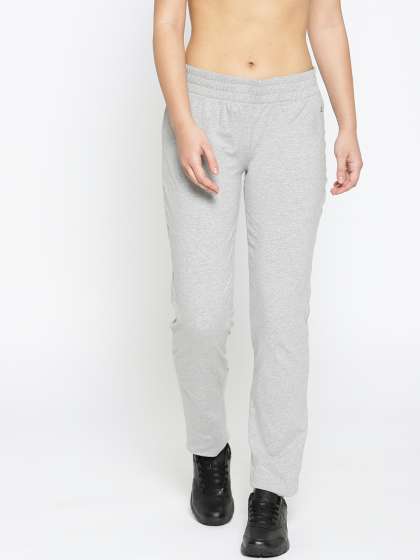 reebok solid women's track pants