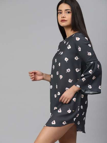 French Connection Childrens Girls Winter Dress Zipped Clothing