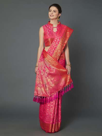 Bridal Saree Buy Designer Bridal Sari Online Myntra