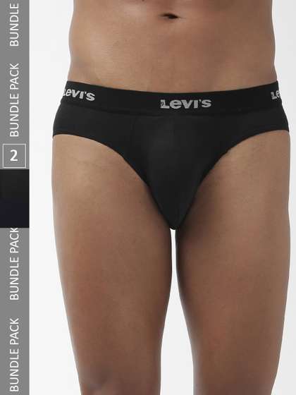 Levis Men Pack of 2
                        Solid Cotton Ultrasoft Waistband Brief with
                        Smartskin Technology