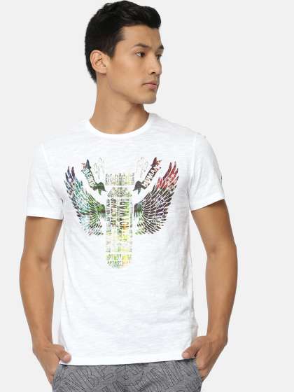 being human t shirt myntra