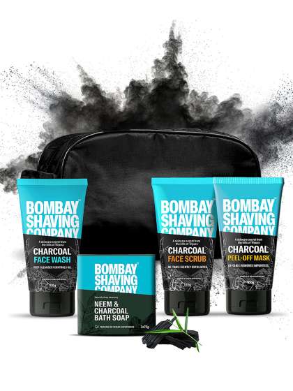 Bombay Shaving Company Activated Charcoal Grooming Gift Kit for Men