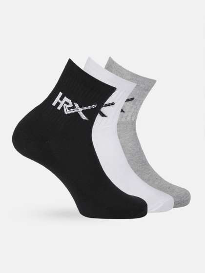 HRX by Hrithik Roshan
                    Men Quarter length Pack of 3 Terry Socks