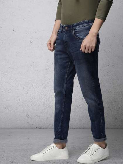 57639aa6 bc24 4057 ad6c d759c6d9258f1560171335126 Ecko Unltd Men Blue Tapered Fit Mid Rise Clean Look Stretcha 1