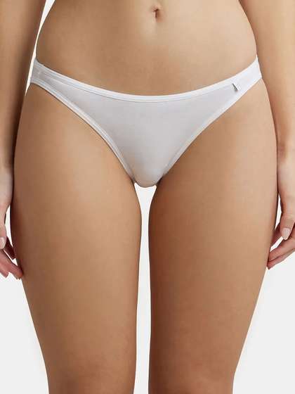 Jockey Women Super
                        Combed Cotton Stretch Low Waist Bikini Briefs -
                        SS02