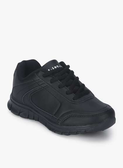 Kittens Unisex Black Solid Sneakers