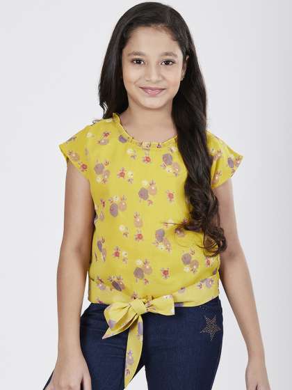 Caca Cina Girls Printed Top Caca Cina Girls Printed Top