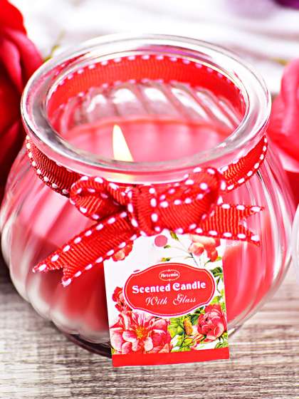 Archies Love Gifts Pink Scented Candle