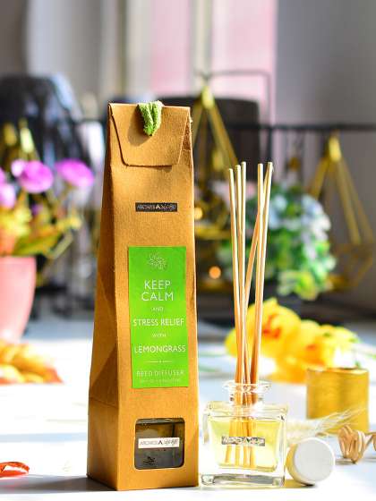 Archies Love Gifts Lemongrass Aromatherapy Reed Diffuser 60 ml