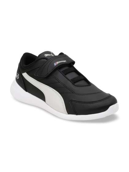 PUMA Motorsport Kids Black BMW MMS Kart Cat III V PS Sneakers