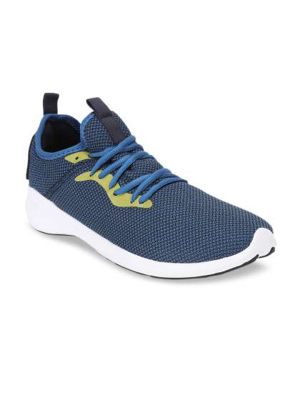 puma blue sports shoes