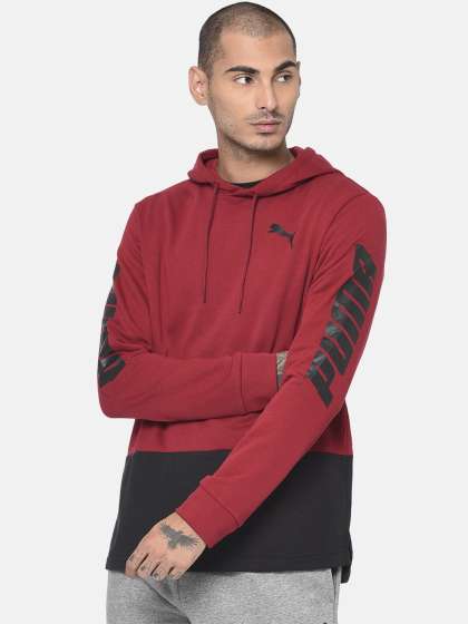 puma sweaters myntra