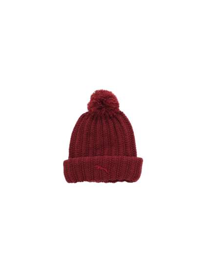 BRAND NEW WOMENS LADIES PUMA SOFT KNITTED BEANIE HAT ONE SIZE PINK CAT LOGO