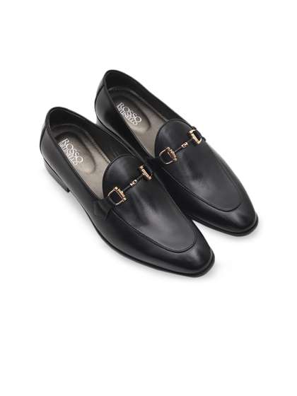 myntra black formal shoes