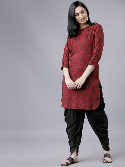Vishudh Maroon
                        Printed Tunic