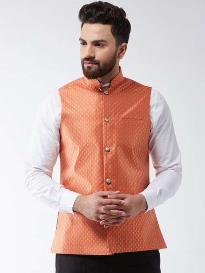 SOJANYA Men Printed Nehru Jacket