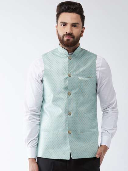 SOJANYA Men Woven Design Nehru Jacket