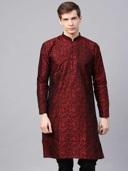 SOJANYA Woven Design Straight Kurta