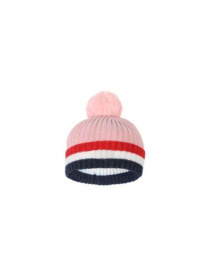 FabSeasons Kids Pink
                    Self Design Beanie