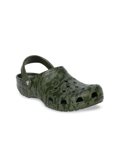 olive green crocs