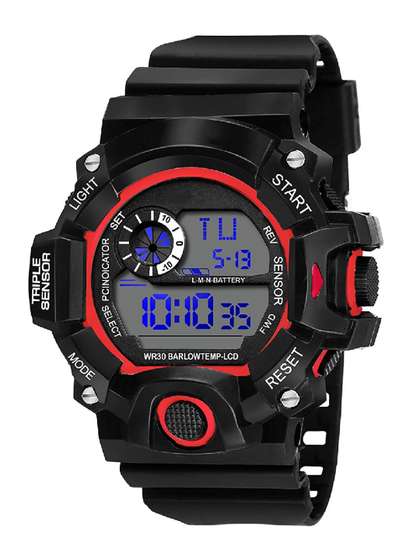 SWADESI STUFF Boys Black
                    Digital Watch