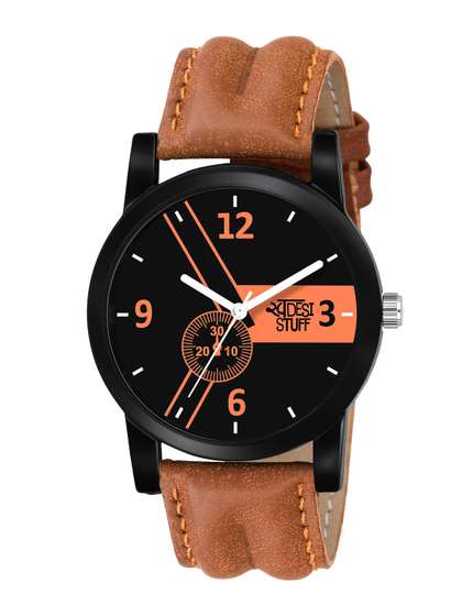 SWADESI STUFF Boys Brown
                    Analogue Watch LR 1