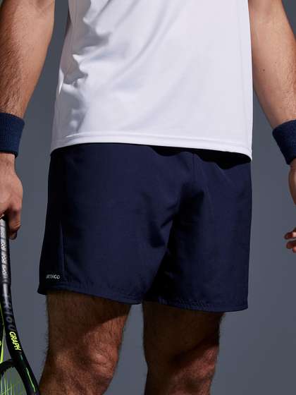 Decathlon Kuikma -
                        Men Navy Blue Quick Dry Tennis Shorts