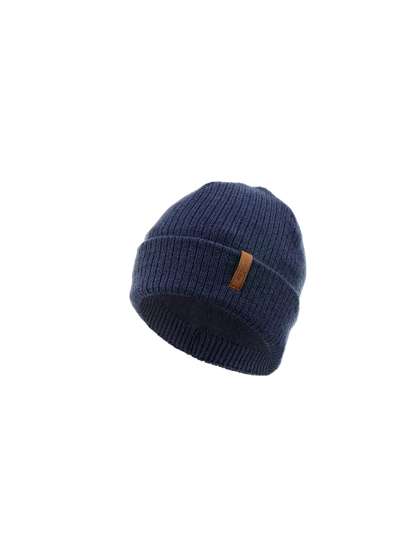 Decathlon WEDZE -
                      Unisex Kids Navy Blue Solid Ski Warm Beanie