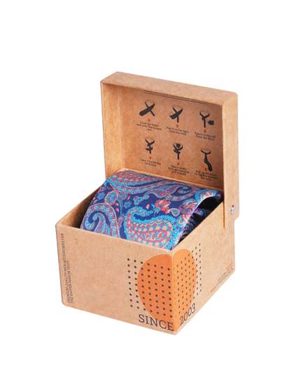 Tossido Multicoloured
                    Printed Broad Necktie