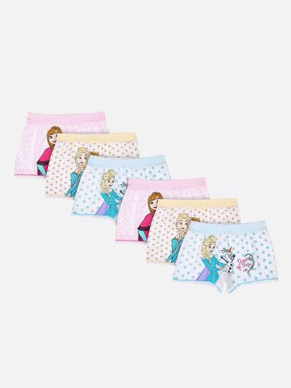 Bodycare Kids Pack of 6
                    Assorted Frozen Printed Bloomer Briefs KIA871-PK005