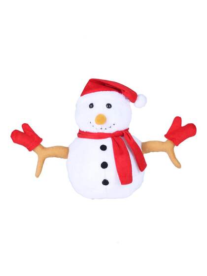 Ultra Kids White & Red Christmas Gift Snowman Soft Toy