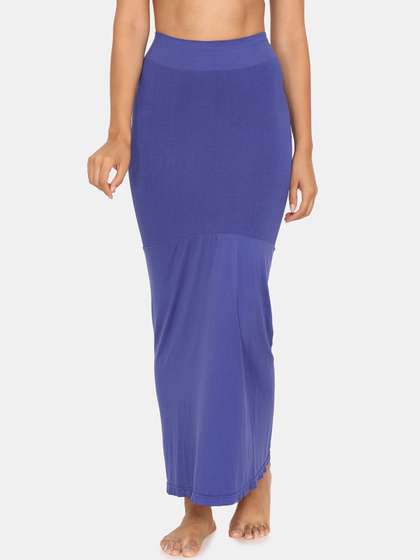 Zivame Women Blue
                      Solid Saree Shapewear ZI3022CORECBLUE